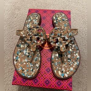 Tory Burch Miller cork style sandals